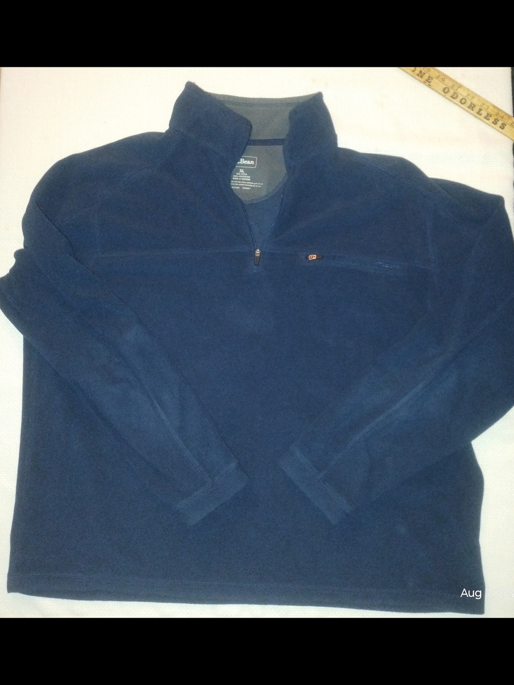 L.L. Bean Mens Size XL Fleece Pullover